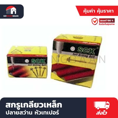 สกรูเกลียวเหล็ก ปลายสว่าน หัวเทเปอร์
