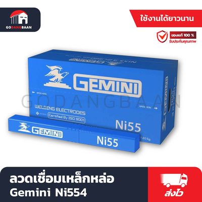 ลวดเชื่อมเหล็กหล่อ Gemini Ni55